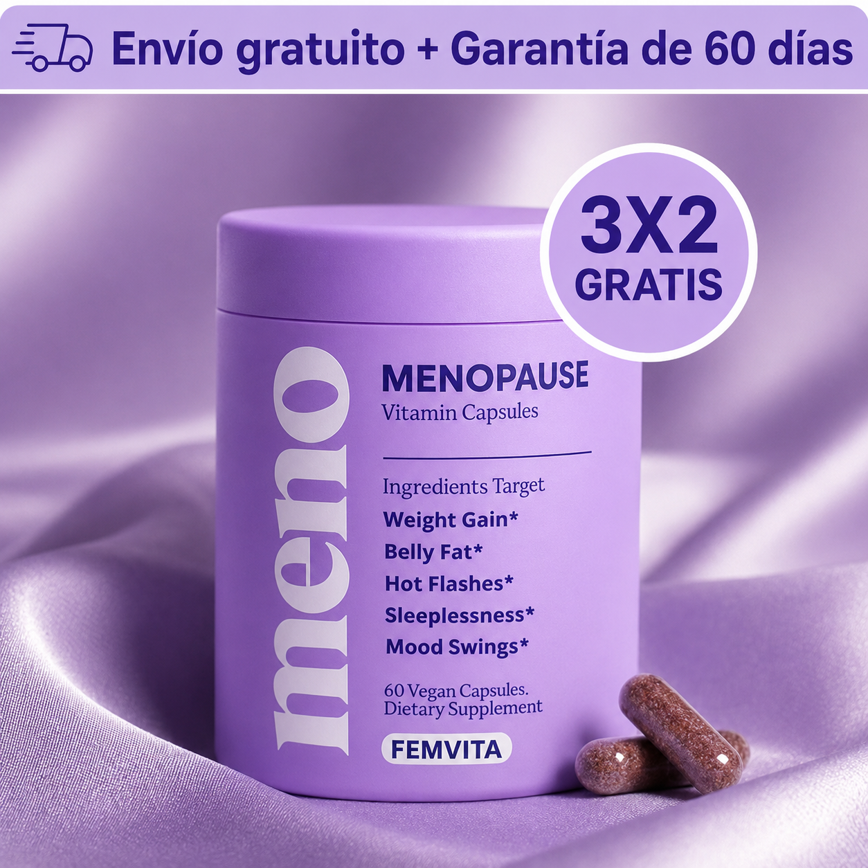Abnehmkapseln für die Menopause