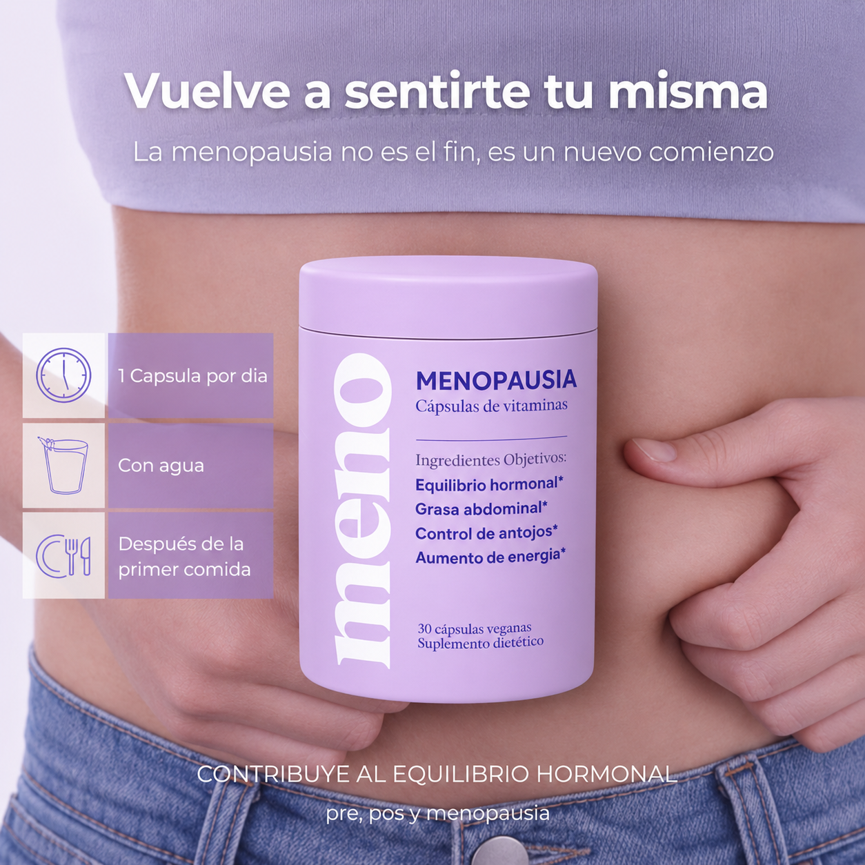 Abnehmkapseln für die Menopause